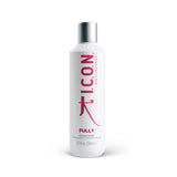 I.C.O.N Fully Volumizing Shampoo A gluten- free antioxidant shampoo filled with fruit extracts to fight free radicals.  Aloe increases moisture and rice proteins plump up the hair, giving maximum body.