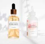 Amazing Hair Saviour and Amazing Scalp Saviour All natural hair treatments vegan hair care