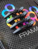 Framar Rubberized Gator Clips 4 pk