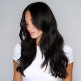 BELLAMI Silk Seam Clip in Hair Extensions OFF Black (Darkest Brown) 16'