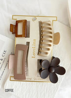 4 Pack Assorted Pack Hair Clip