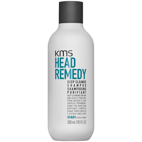 KMS Head Remedy Deep Cleanse Shampoo clarifier to remove buildup from product residue, hard water and pollutants 