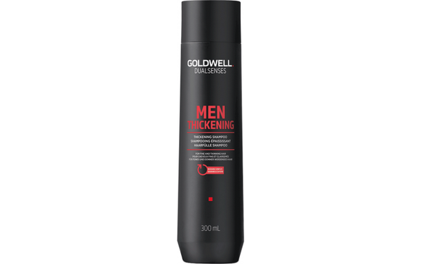 Goldwell Dual Senses Mens Thickening Shampoo Made to exactly fit Mens hair needs.  Visibly healthy, strong hair and noticeably more energy.