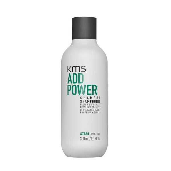 KMS Add Power Shampoo Makes fine weak hair feel stronger and more resilient.