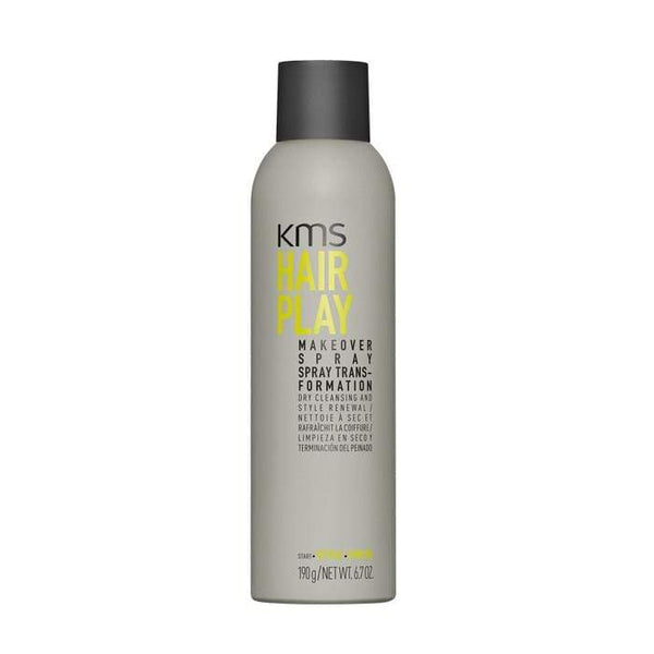 KMS Hair Play Makeover Spray Dry Shampoo that builds bulk, not weight, into fine hair.