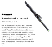 MVK20 Curling Iron - Clipped, Extra Long